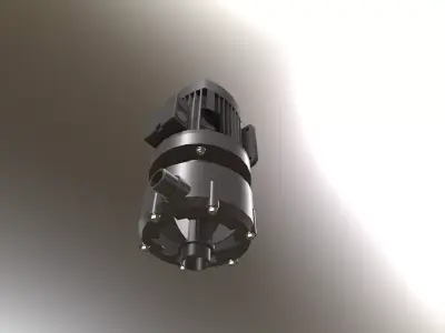 Horizontal Centrifugal Pump Free 3D model