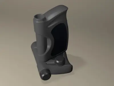 Plastic motor oil container  3D model