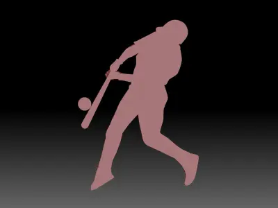 Baseball 3D print model