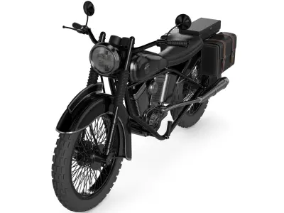 Sport Touring Motorcycle 3D model