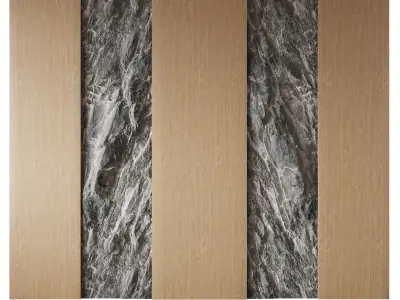 Wall Panel 01 3D model
