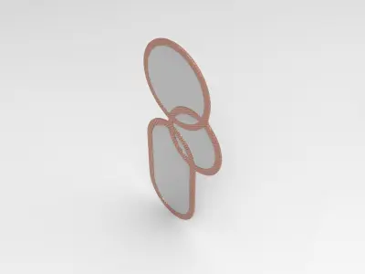 Tito Mirror Low-poly 3D model