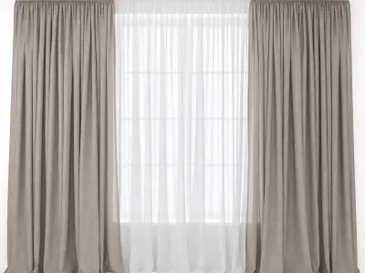 Curtains 51 3D model