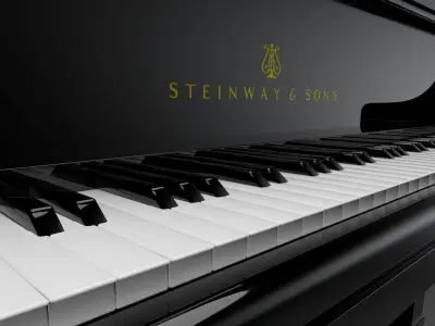 Piano 3D Model grand 3D model