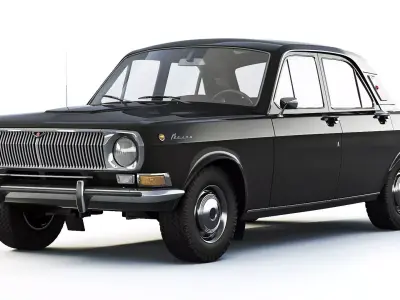 GAZ-24 Volga 1968 3D model