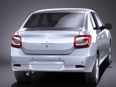 Renault Symbol 2015 VRAY 3D model