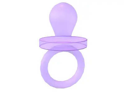 Pacifiers Decoration v1 006 Low-poly 3D model