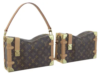 Louis Vuitton Side Trunk PM Low-poly 3D model