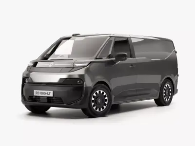 Renault Trafic E-Tech Electric Van 2026 3D model