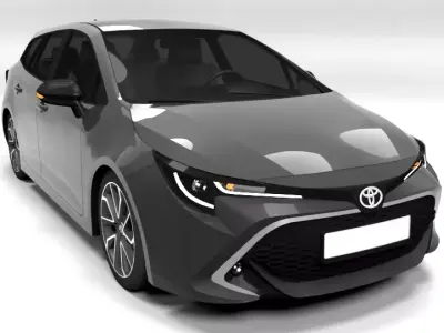 TOYOTA COROLLA TOURING Low-poly 3D model