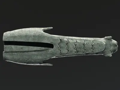 Waterspout Gargoyle Toon Bat Low-poly 3D model