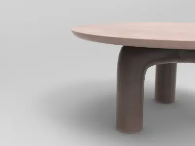 Koko Dining Table Low-poly 3D model