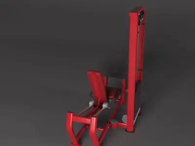 HAMMER STRENGTH SELECT SEATED LEG PRESS 3D model