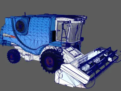 Ag Truck  Low-poly 3D model