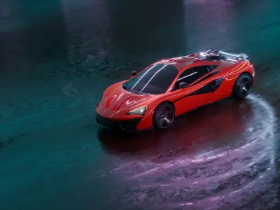 McLaren 570S Inspired Supercar 3D model