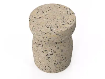 side table Low-poly 3D model