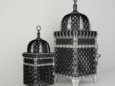 Mimosa Lanterns 3D model
