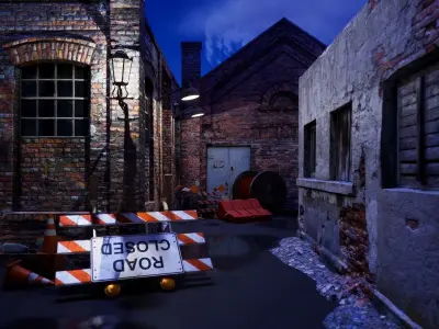 3d Environment Design in Unreal Engine 5 3D model