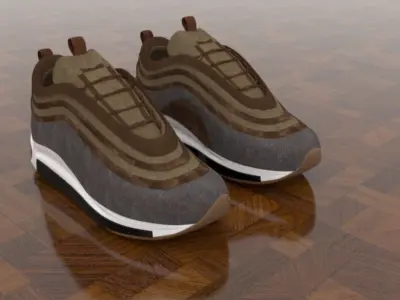 shoes sport Low-poly 3D model