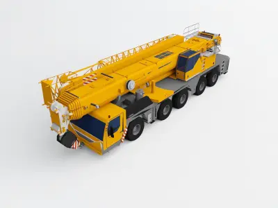 Liebherr Mobile Crane 3D model