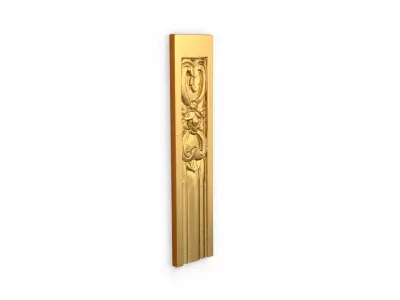 Classic decor ornament carved 34 3D model
