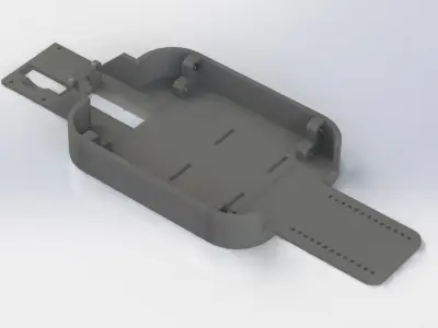 Printable RC CHASSIS CAR 3D print model