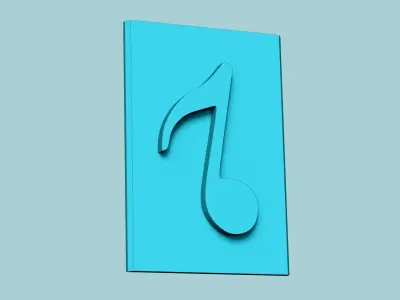 Stamp 59 - Music - Fondant Decoration Maker Toy 3D print model