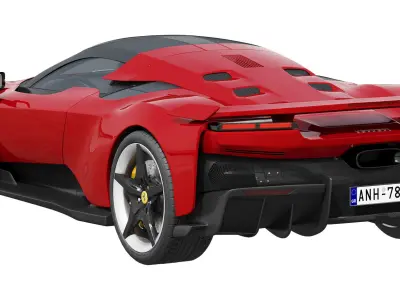 Ferrari F80 2025 3D model