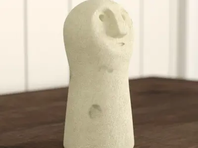 Sumba Stone Sculpture 3D model