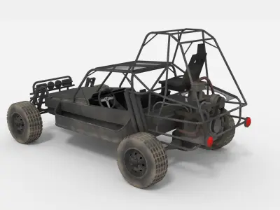 Desert Patrol Vehicle 3D model