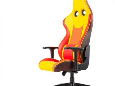 Vivid Racing Chair model pack Low-poly 3D model