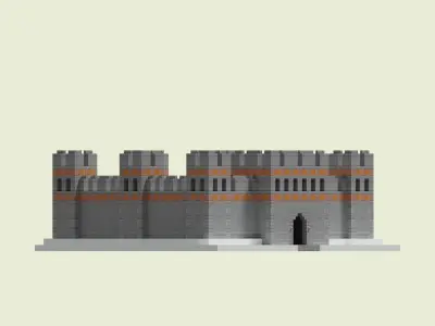 Dwarven Walls 3D model