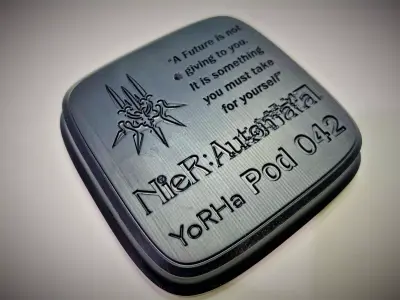 Base or Plataforms options to Nier Automata pod 042 and 153 Free 3D model