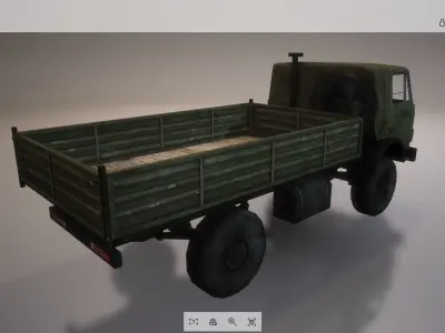 Vehicle - Truck 04 Low-poly 3D model
