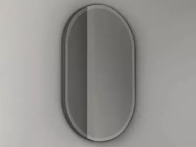 Mirror with integrated lighting 3D model