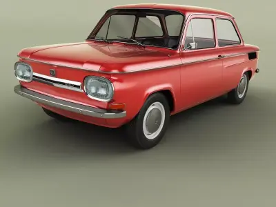 NSU Prinz 1000  3D model