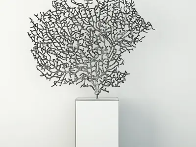 Lavender Exotic Sea Fan 3D model