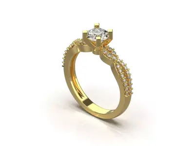ring code 191 3D print model