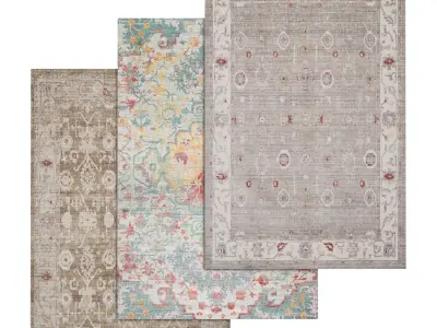 Rug Set 522 3D model
