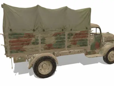 Opel Blitz Low-poly 3D model