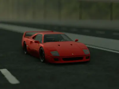 Ferrari F40 3D model