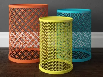 Decorative Table Set 3D model