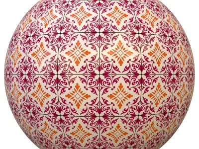 tile patterned 83-seamless-4k-pbr 3D model
