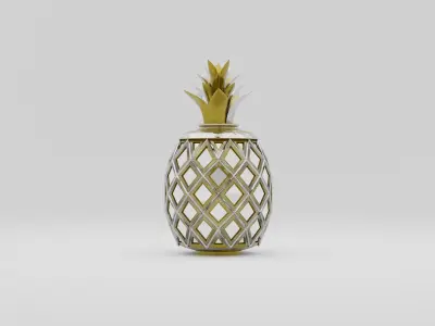 Decorative Pineapple 3D model