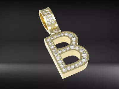 B PENDANT 3D model
