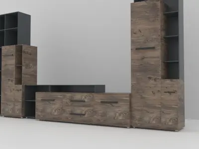 tv stenka  Free 3D model