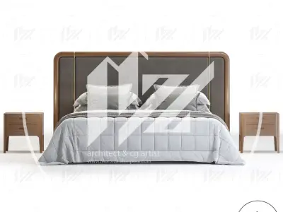 Porada Killian Bed 3D model