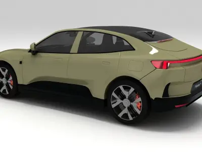 Polestar 4 2024  3D model