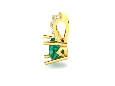 Women Pendants 3dm STL OBJ FBX Render Details 3D print model shop