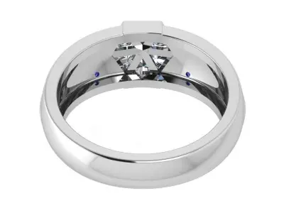 Hectagonal Fashion Ring 3621 3D print model